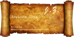 Jovicza Zita névjegykártya